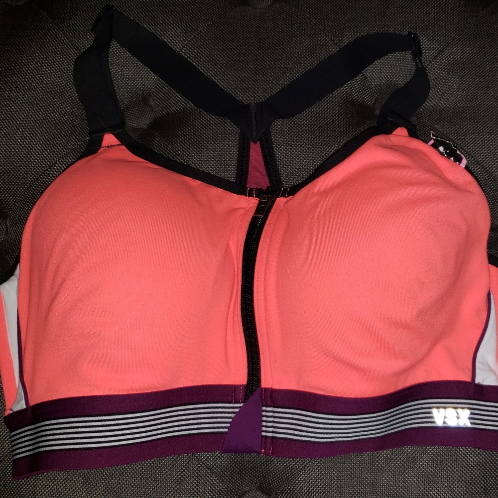 Women's Coral Sports Bra